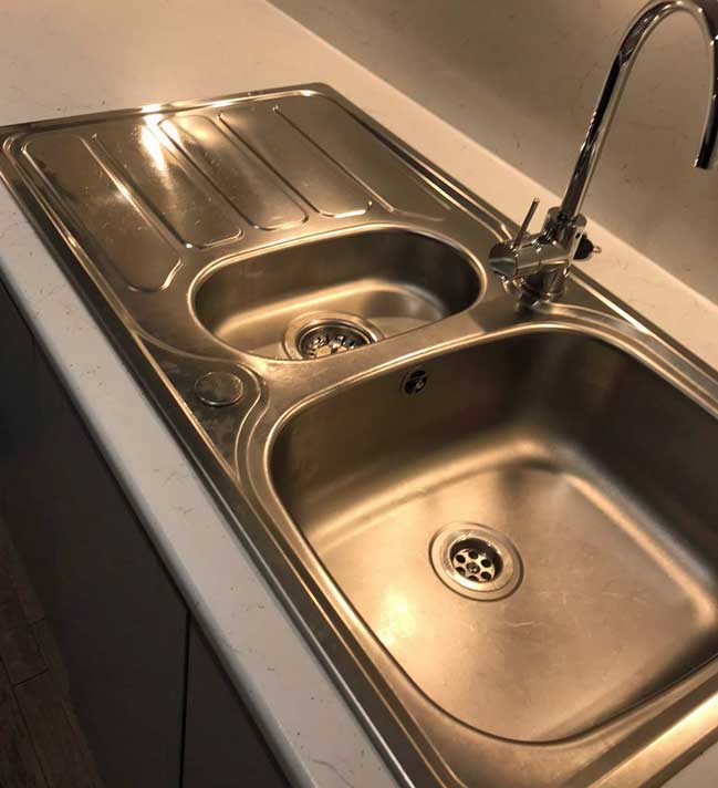 clean sink